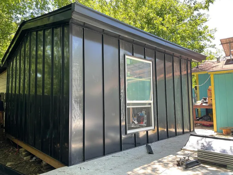 Black standing seam metal wall panels for Roof Inspection in Conover