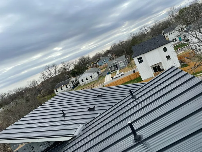 Standing seam metal roof panels with vents for Skylight Repair in Conover